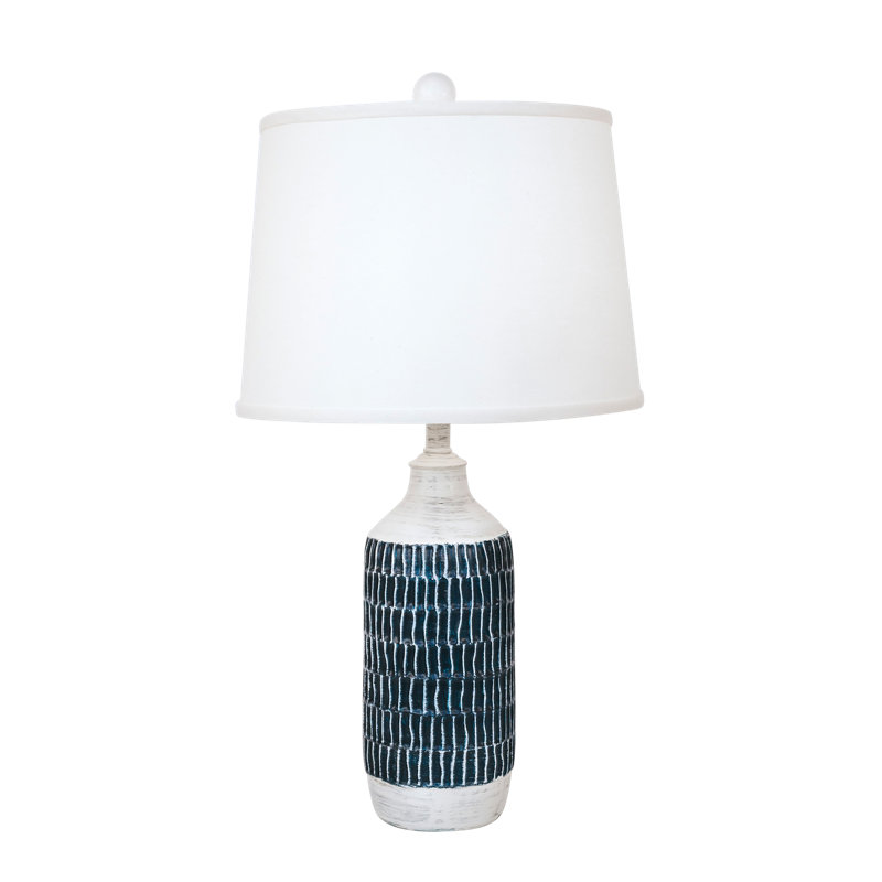 Bradden Fibercast Table Lamp, Navy