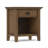 Acadian 24"W Solid Wood Transitional Nightstand with 1 Drawer, Open Storage and Bronze Hardware-793833734