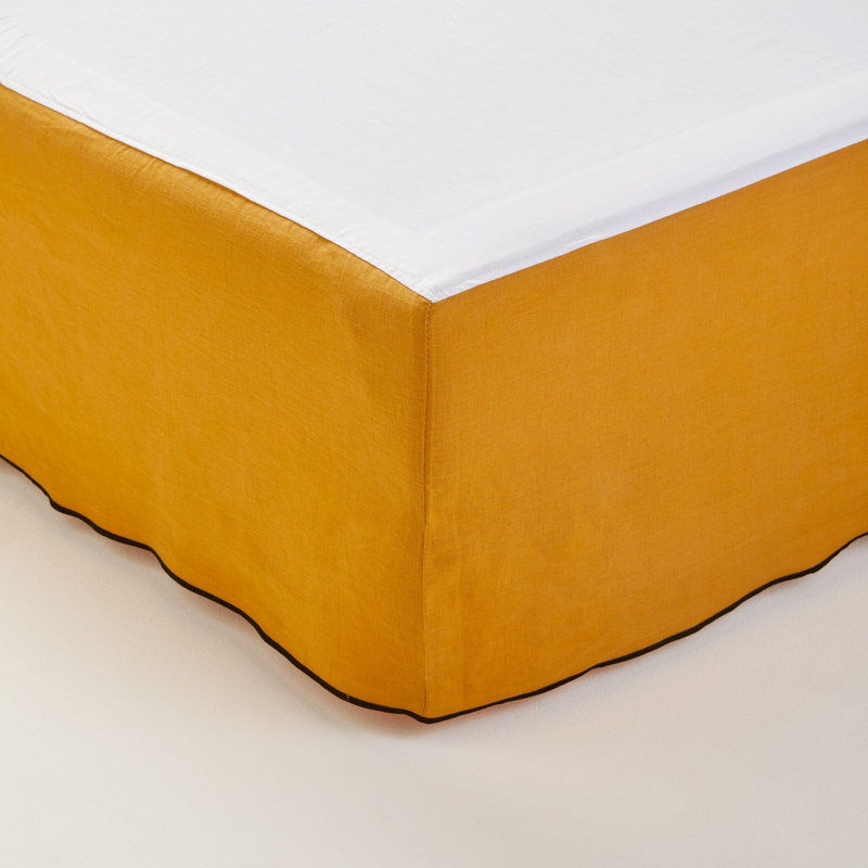Carlina Tailored Wrap Around, 90cm W x 32cm D, Yellow