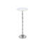 Table élégante à plateau en marbre avec base en aluminium minimaliste