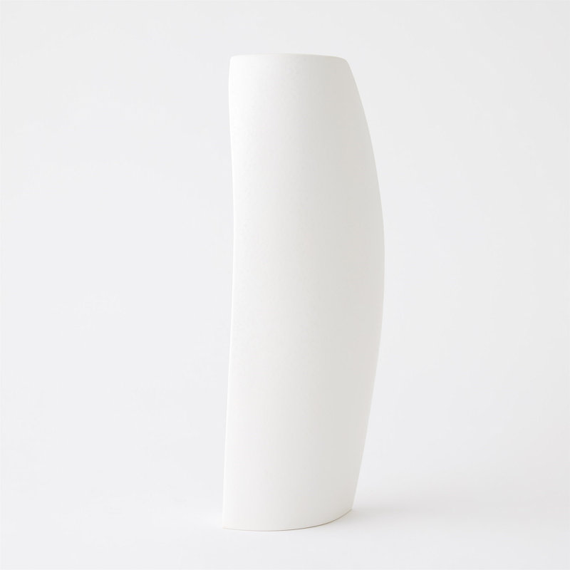 Willow Handmade Ceramic Table Vase, 19" H x 7.5" W x 4.5" D