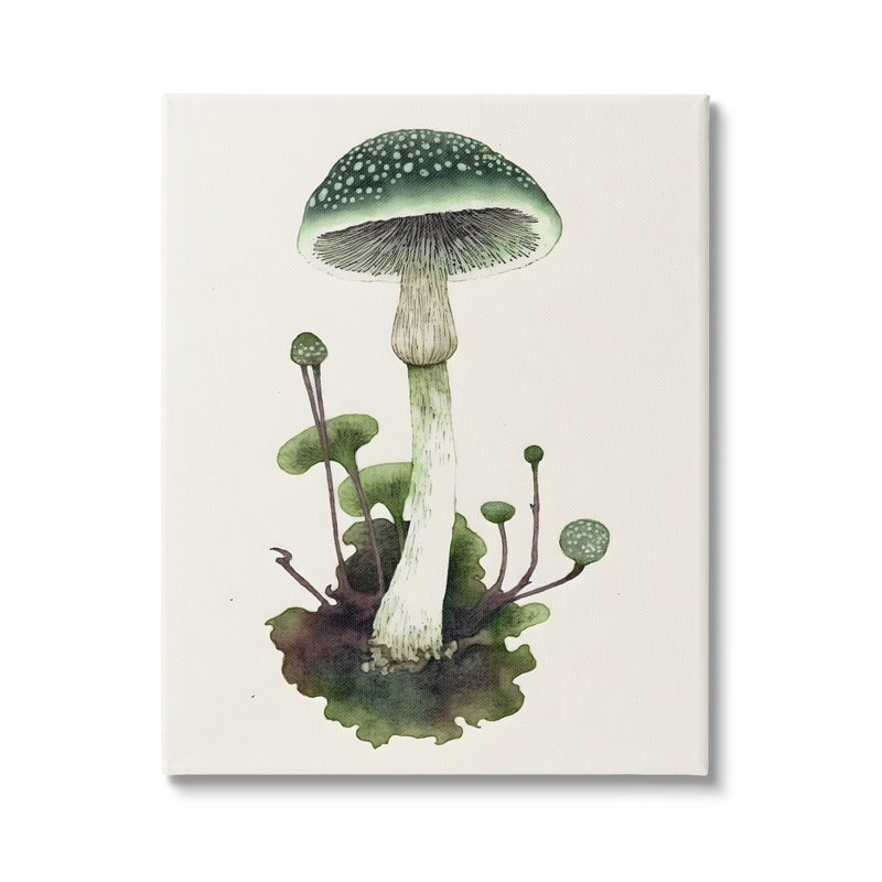 Forêt verte sur toile, H 20 po x l 16 po x P 1,5 po