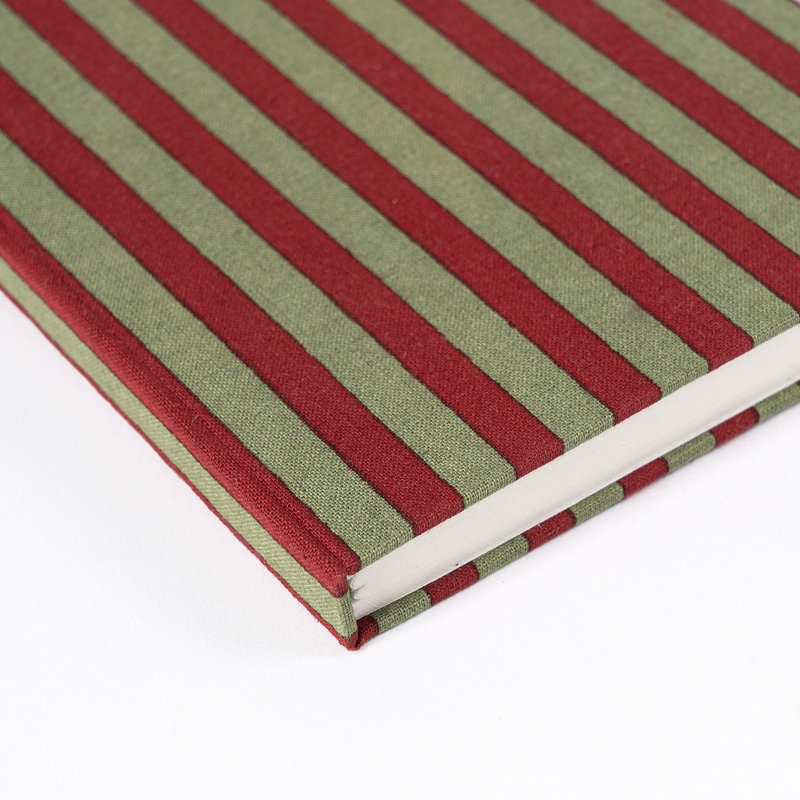 Christmas Stripe Journal - 5" x 7" x 1"