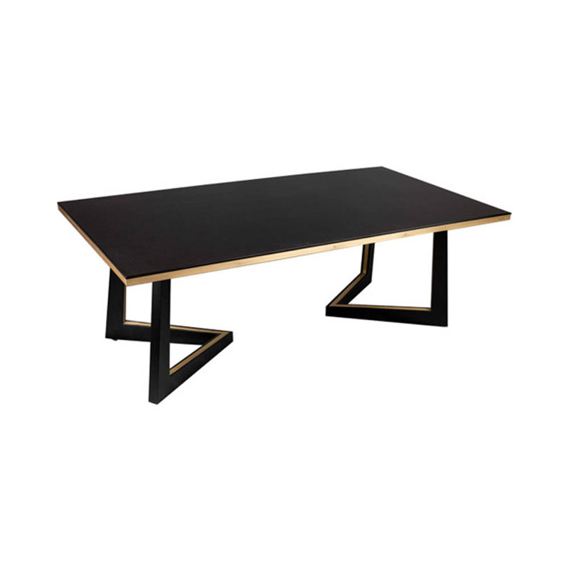 Lebrea Solid Wood Sled Coffee Table