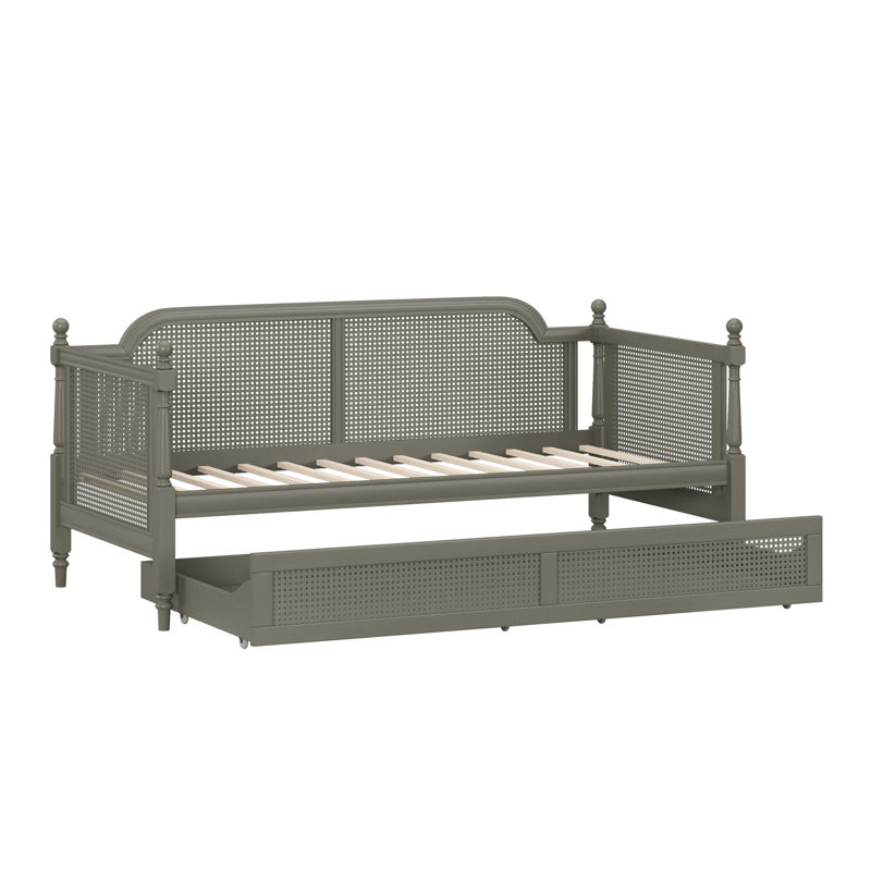 Elyse Daybed with Trundle, French Gray