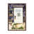 Classic Brown Wood Floater Framed