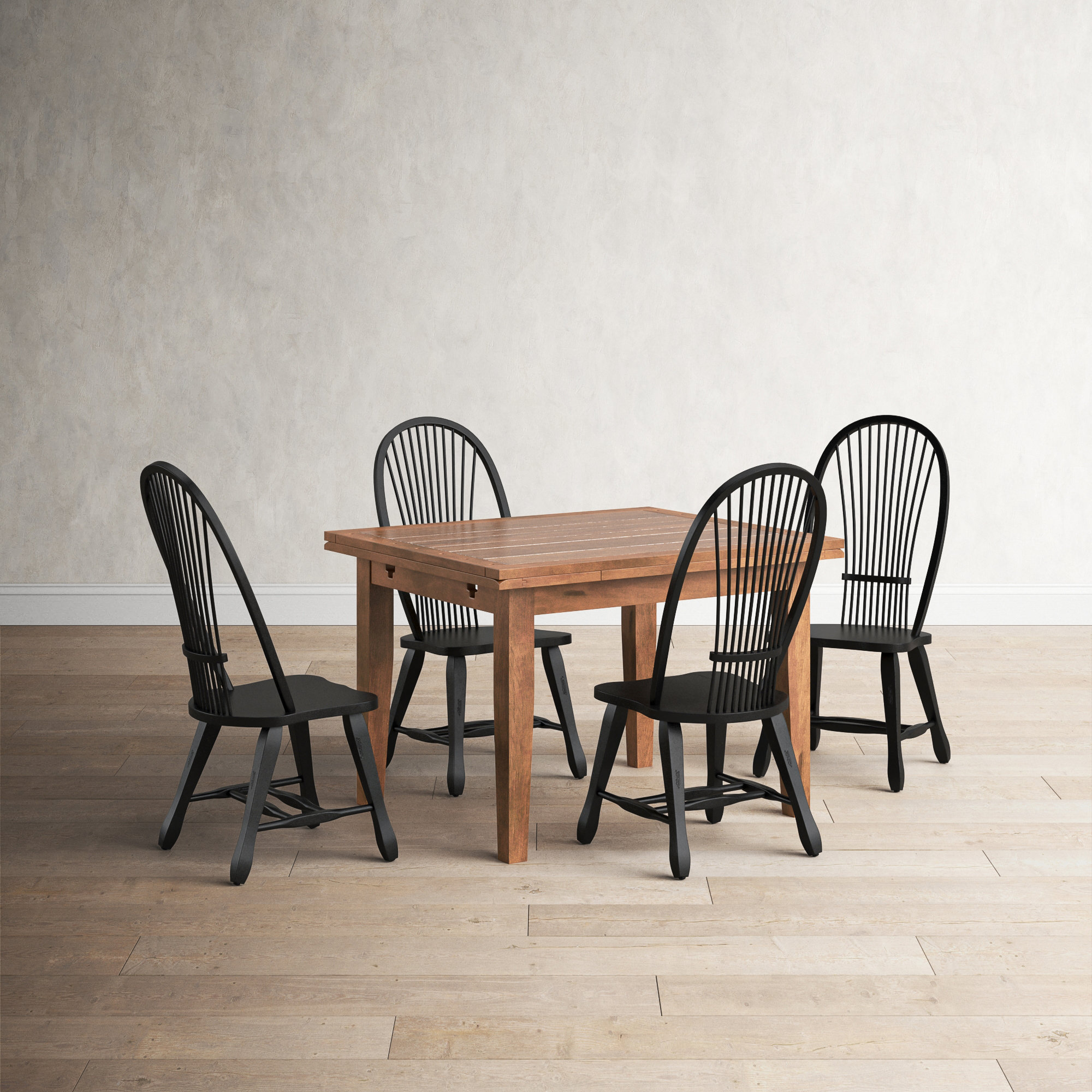 Makira 5 Piece Extendable Dining Set