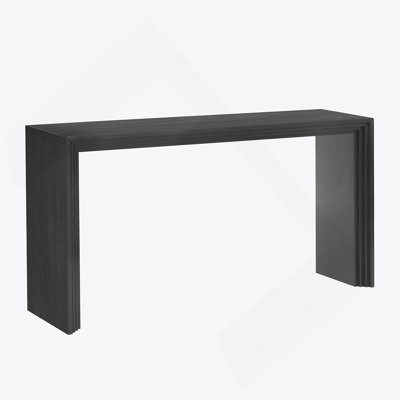 Modern Style Console Table with Paulownia Solid Wood Veneer, Perfect for Stylish and Functional Home Decor