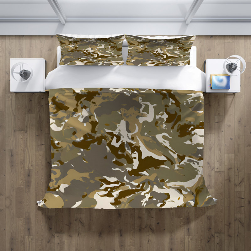 Abstract Duvet Cover, King Duvet Cover + 2 King Shams