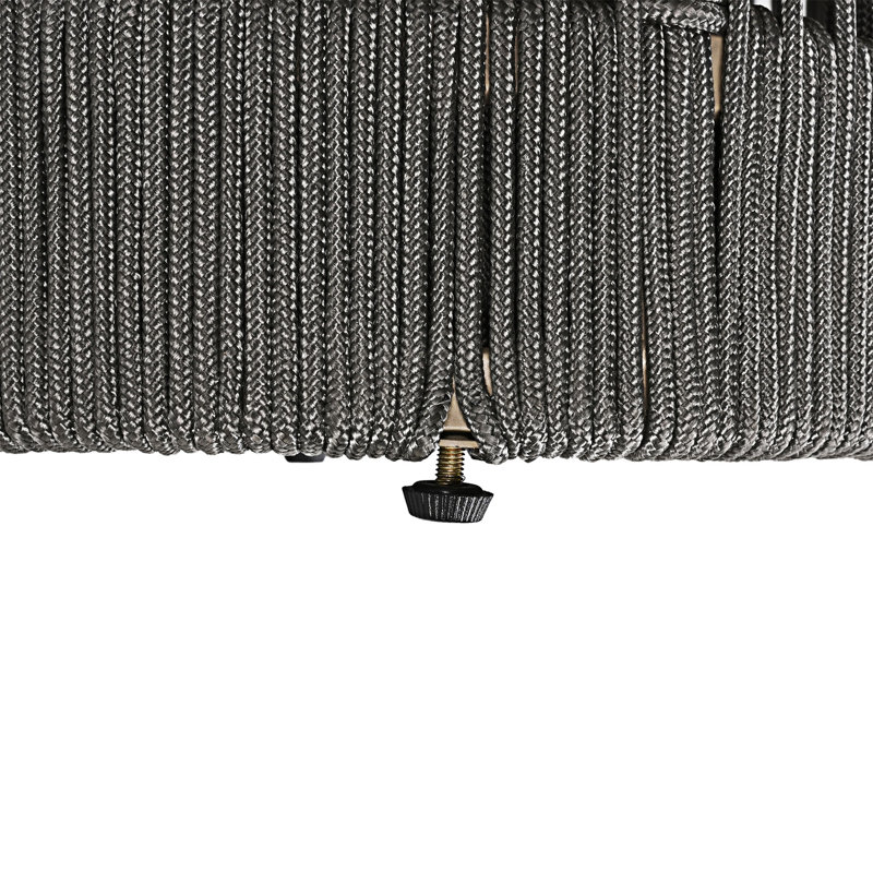 Ensemble de chaise longue d'extérieur en corde