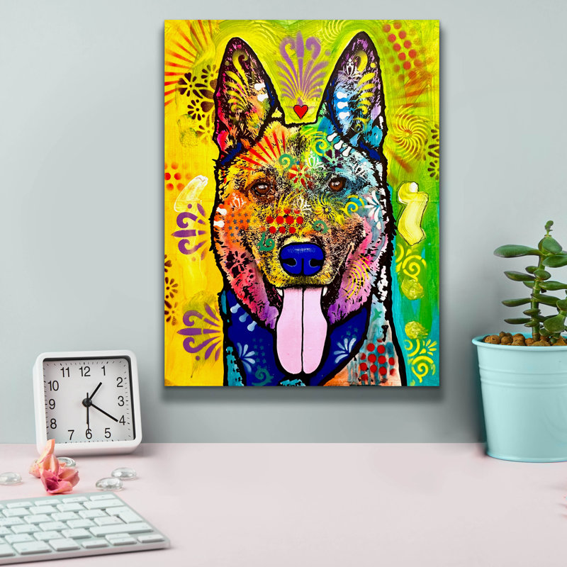 «I Was So Fast, Did You See» par Dean Russo, art mural sur toile, H 16 po x l 12 po x P 0,75 po