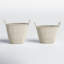 Cotton Fabric Handmade Decorative and Functional Storage Basket with Handles