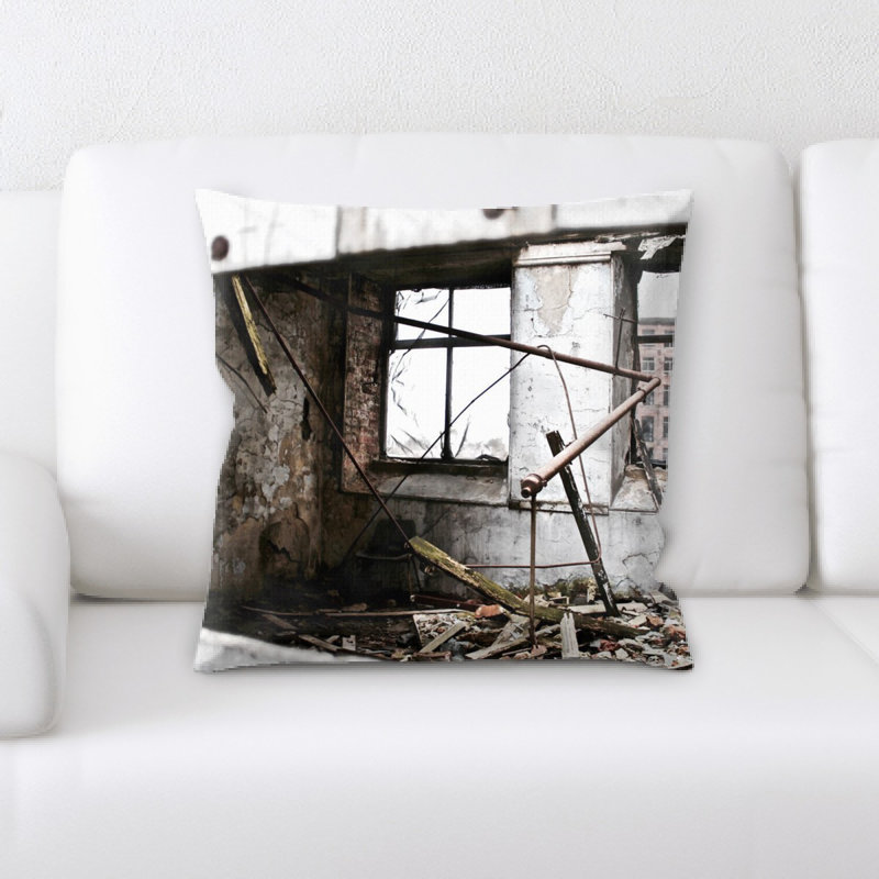Microsuede Reversible Throw Pillow