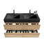 Meuble-lavabo 48 po avec lavabo à quartz et tiroirs noirs doux, meuble-lavabo mural flottant-2129197646-2129197650