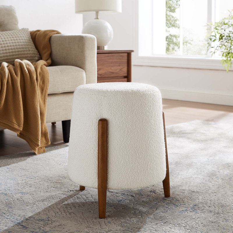 Modway Riven 15.2" Wide Round Standard Ottoman