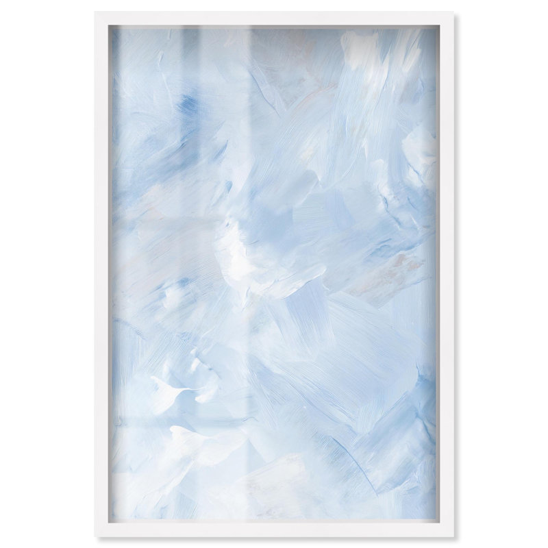 Art mural bleu apaisant Aqua Dreamscape III par Art Remedy, H 46 po x l 31 po, Blanc