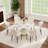 Modern Round White Pedestal Dining Table-484872849-297419823