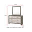 Commode 1 pièce commode à deux tons avec tiroirs de rangement pratiques