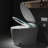 Bidet Included Smart Toilet, Auto Open/Close, Foot Sensor Operated, Siphonic Flushing, Led Display, Bathroom Essential Embedded Open/Close Seat, Sensor, 1.28 Warm Air Dryer, Upgrade-121639525