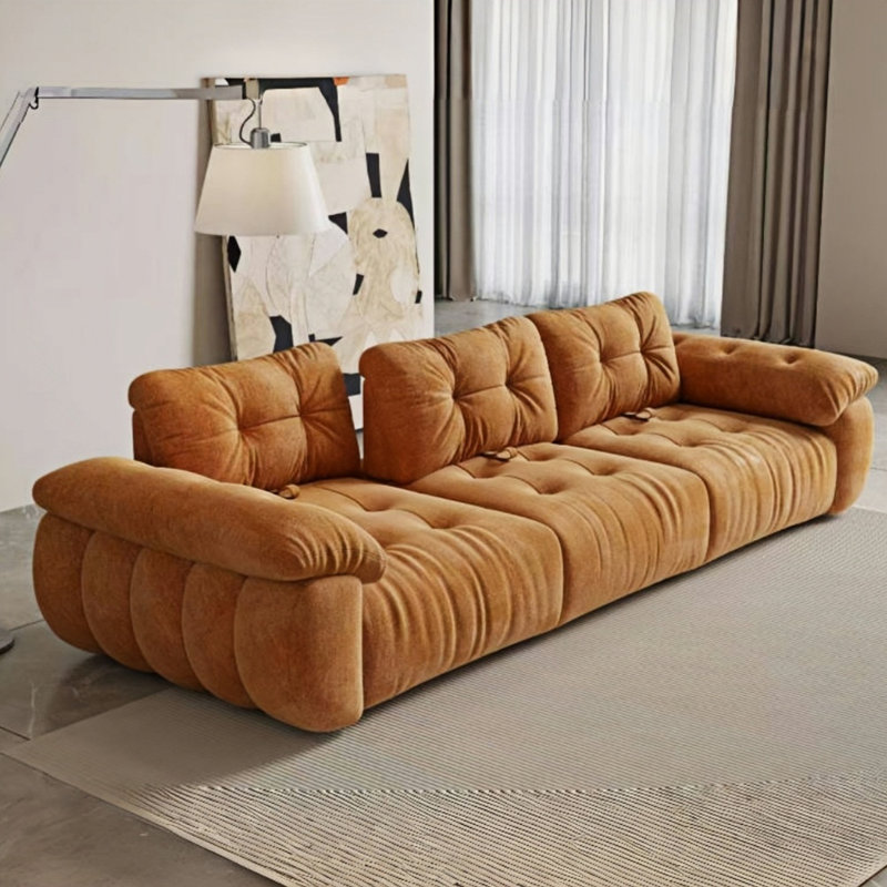Canapé à profondeur de siège réglable Mid-Century