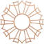 Médaillon de plafond en bois Augustus-63412106-63412094