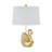 24" Resin Swan Table Lamp With Shade-610725251
