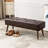 Liniyah Faux Leather Upholstered Bench-1903808167