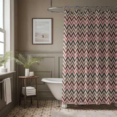 Brown Weave - Premium Shower Curtain