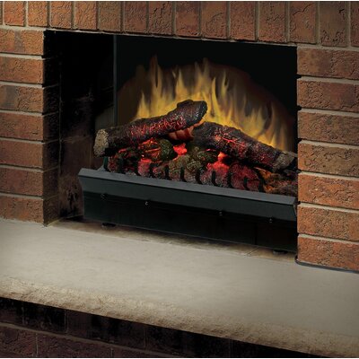 Dimplex 23-in Plug-in Deluxe Electric Fireplace Log Set, Hand Painted Logs, Realistic Flame 400 SQFT -  DimplexPro, DFI2310