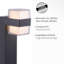 Brünhilde Integrated LED Metal Pathway Light