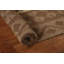 Tapis brun tissé à la main Kilim 5 x 6