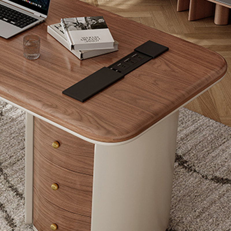 Bureau en bois massif de haute qualité, H 29,52 po x l 70,86 po x P 27,55 po