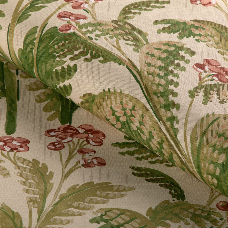 Pashley Print, Red/Green/Beige