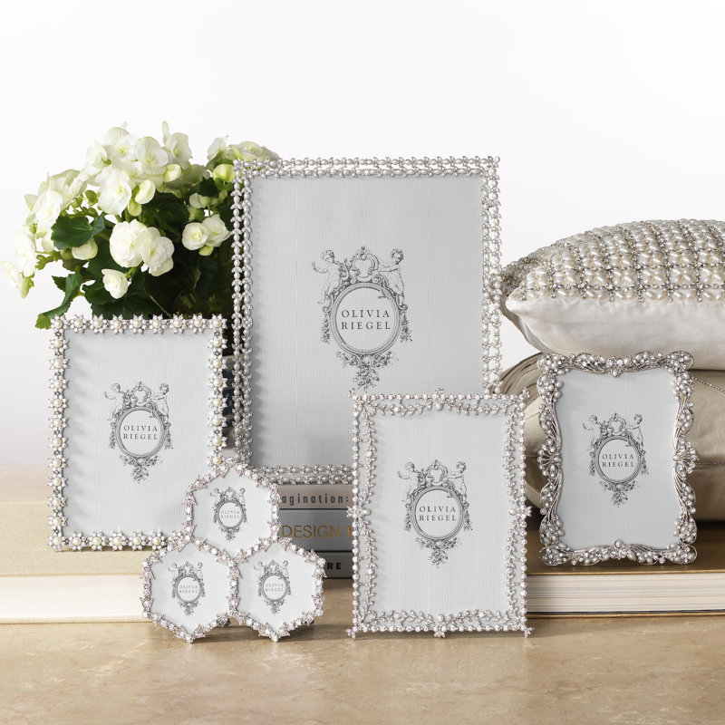 Audrey Metal Picture Frame, 5" x 7", Gold