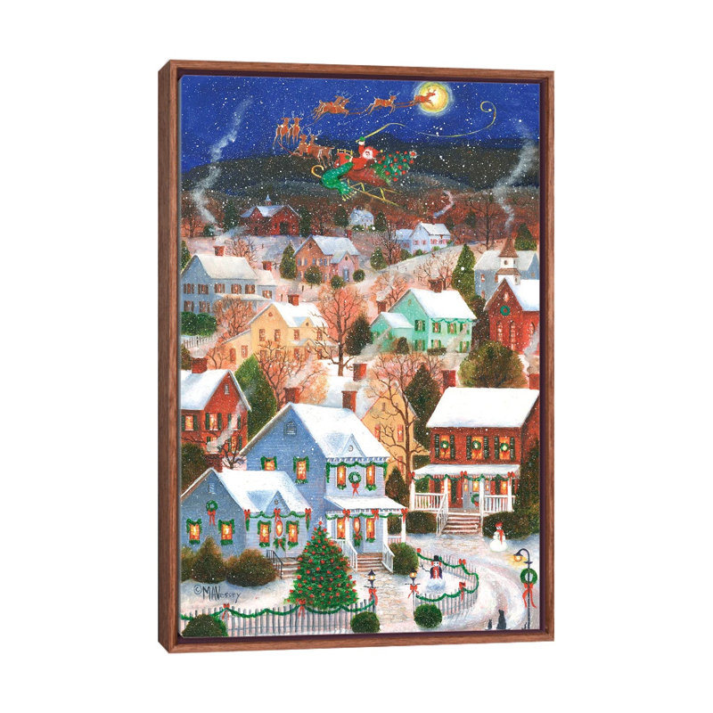Season Of Lights 1 Piece Wall Art on Canvas, 66.04 cm H x 45.72 cm W x 4.445 cm D, Classic Wood