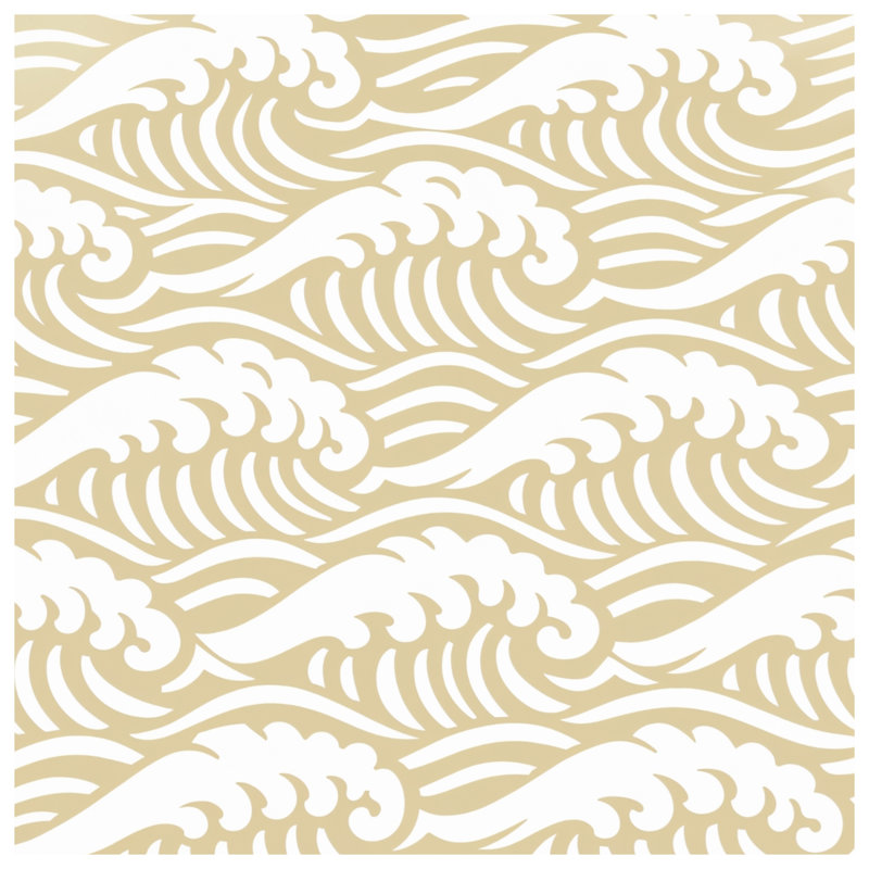 Édredon beige Ocean Waves, Twin