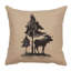 Coussin Wooded River Image - Orignal - Lin naturel-25932851
