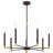 Orean 7 - Light Steel Dimmable Chandelier-875882657