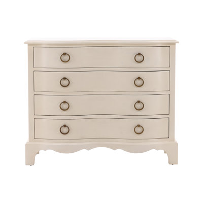 Furniture Classics Ariel Cream Mahogany 4-Drawer Chest