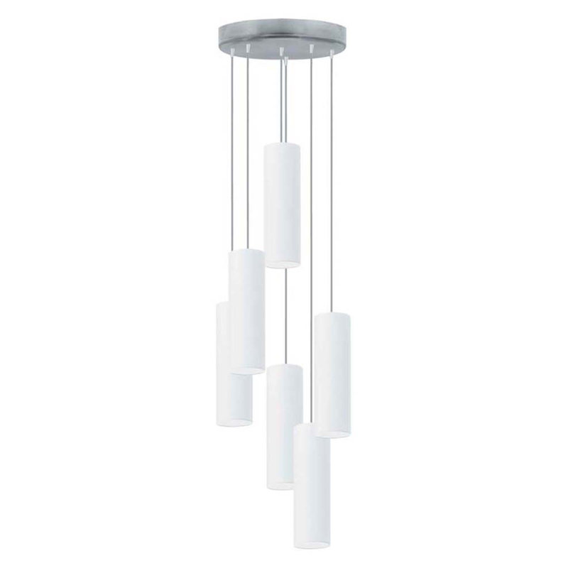 Denegal 6 - Light Cluster Pendant, Grey, White