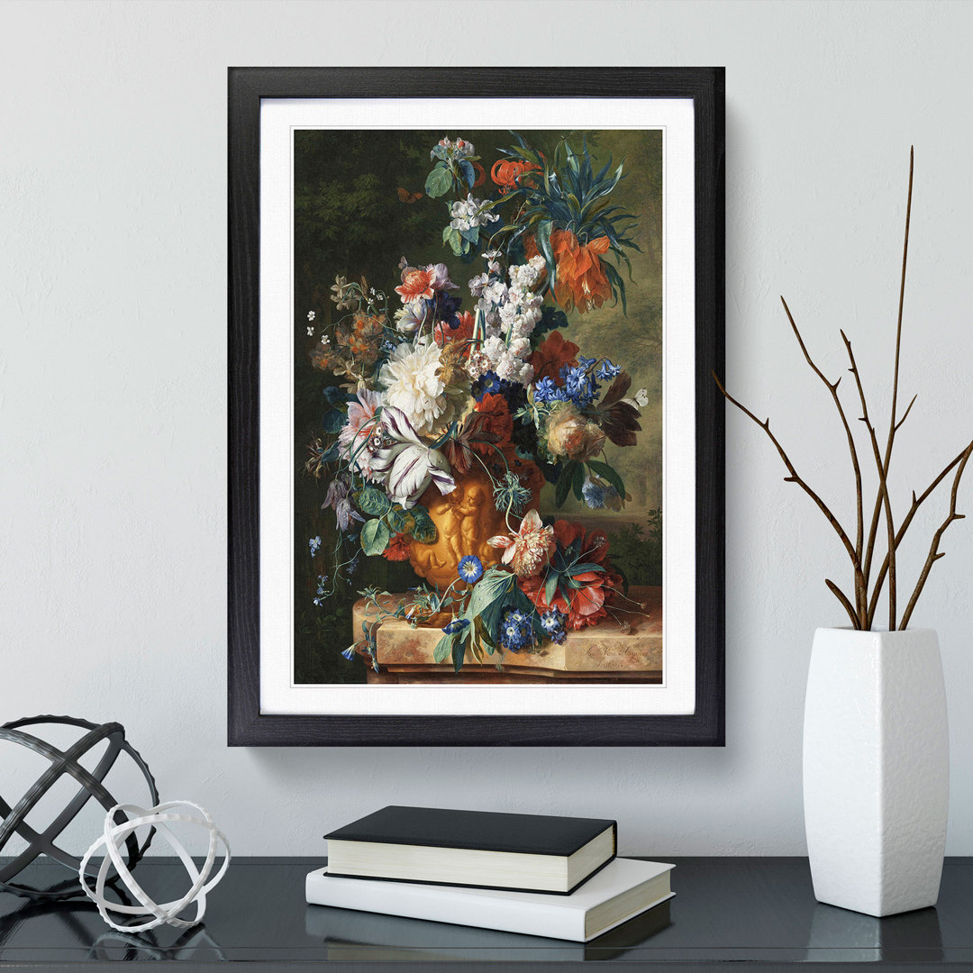 Still Life with Flowers Vol.4 by Willem Van Aelst - Picture Frame Painting