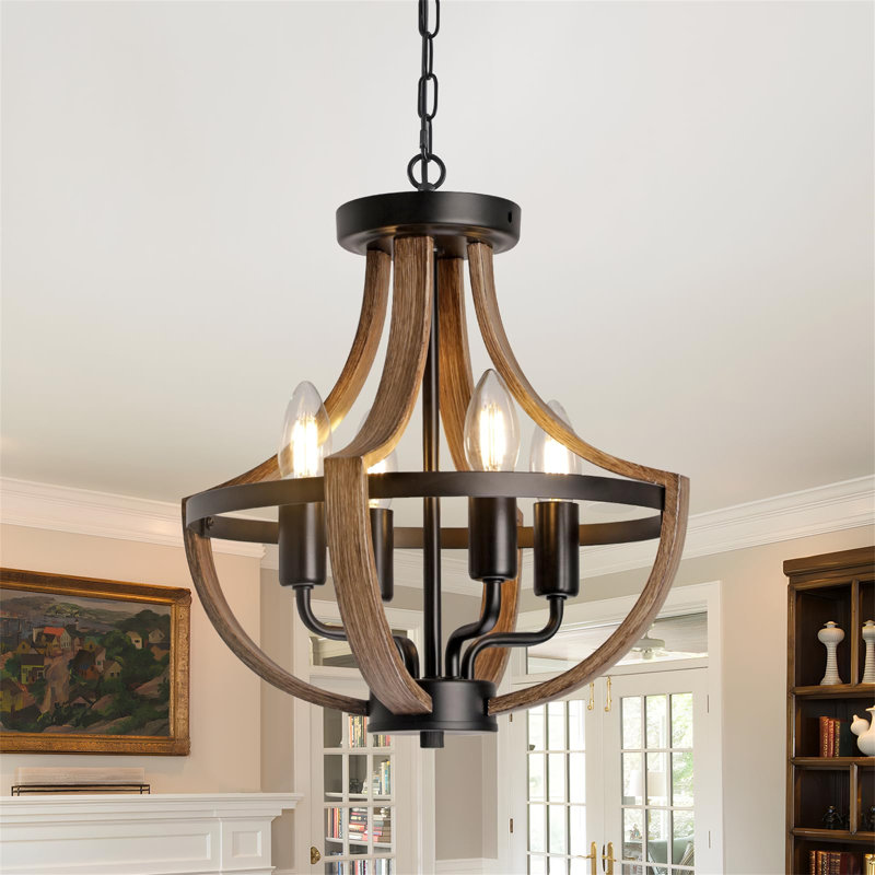 4-Light Empire Chandelier