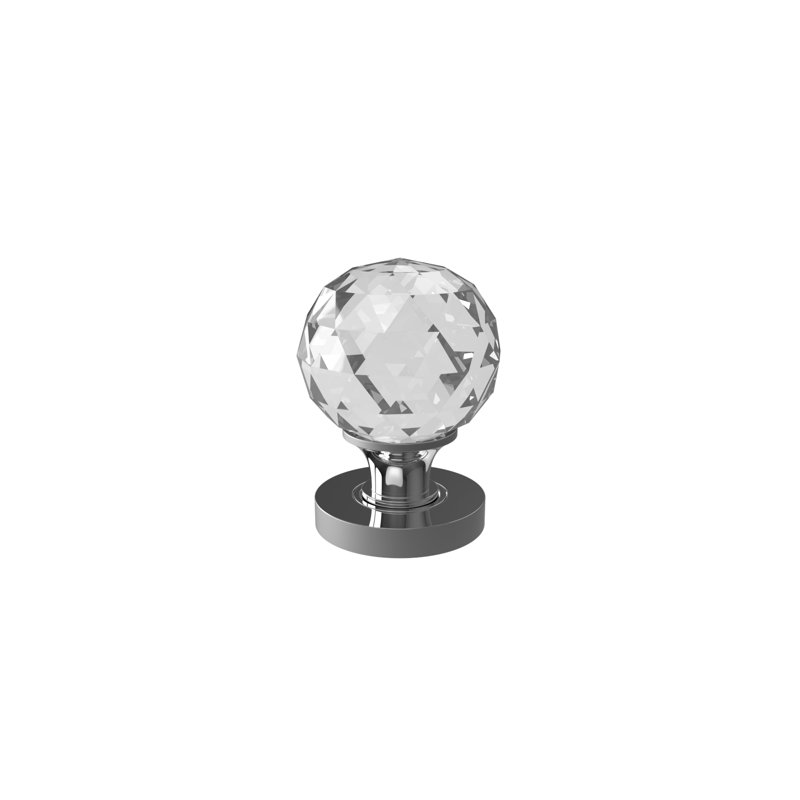Harbor Passage Door Knob, Polished Chrome