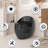 Single Flush 1.28 Egg Shape Glossy Black Toilet, Multiple Glazed Surface, Easy - To Clean, 26.7 In Depth, 27.6 Package Height Seamless Ceramic One Piece, Quick Release Seat For Convenient Cleaning,-121599363