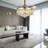 Duranko 42'' Retractable Crystal Ceiling Fans Light with Remote Control