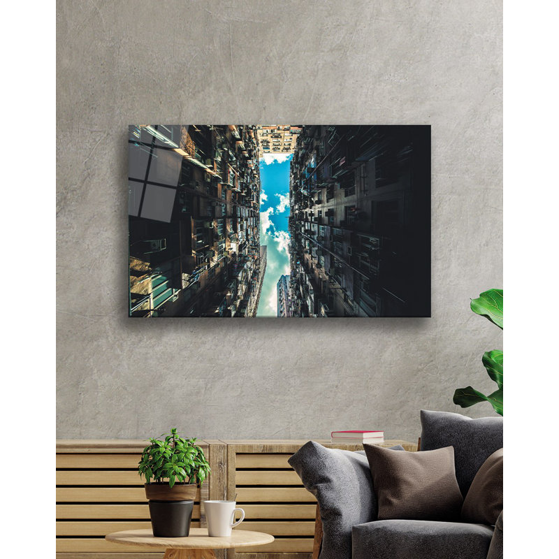 Stunning Decorative Tempered Glass Painting, 23.6 x 35.4 Inches | 100% Tempered Glass, Thickness: 0.16 Inches | Perfect for Home Decor, Modern Aesthetic, and Stylish Wall Art