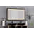 Oversized Rectangular Black-Framed LED Anti-Fog Dimmable Wall-Mounted Vanity Mirror