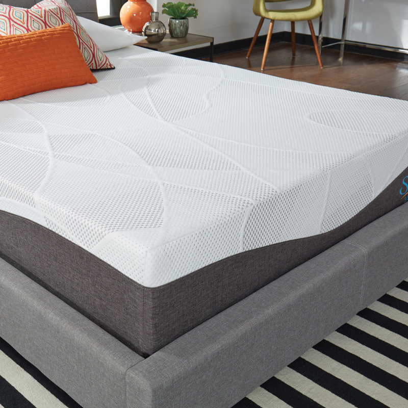 Slumber Solutions Renew  Medium Gel Memory Foam Mattress, California King, 14"