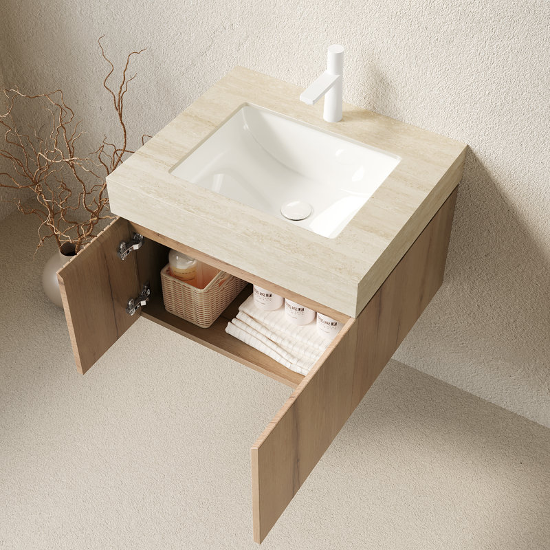 Meuble-lavabo et lavabo flottant 24 po