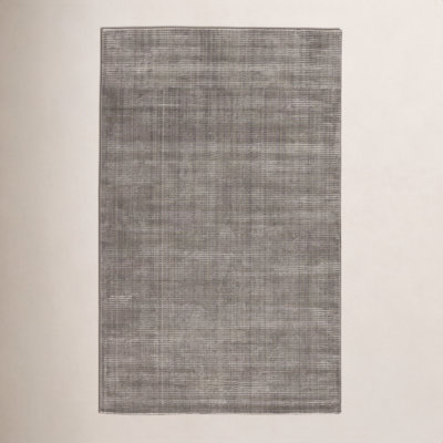 Elroy Taupe Hand-Woven Striped Rug
